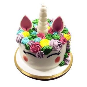 Tort dla dzieci wzór Td24 | kolorowy jednorożec