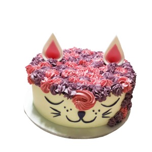 Tort dla dzieci wzór Td19 | różowy kotek