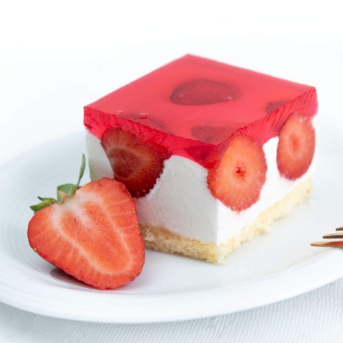 Ciasto Galaretka z Truskawkami