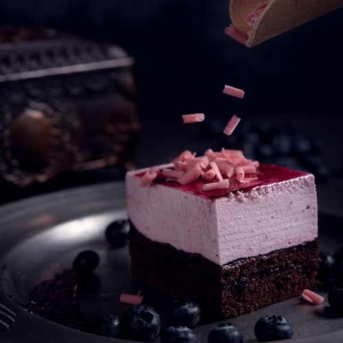 Ciasto Negro z owocami leśnymi